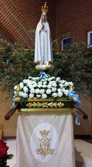 Visita de la imagen peregrina de la Virgen de Fátima
