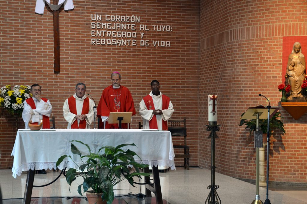 Mons. Claudio dalla Zuanna en San Francisco Javier