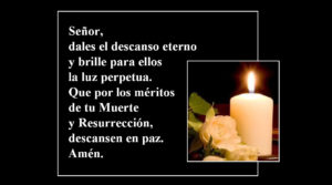 oracion difuntos covid