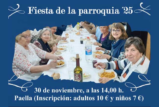 Comida con motivo de la fiesta parroquial.