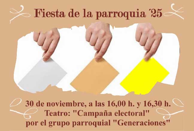 eatro en las fiestas parroquiales de San Francisco javier