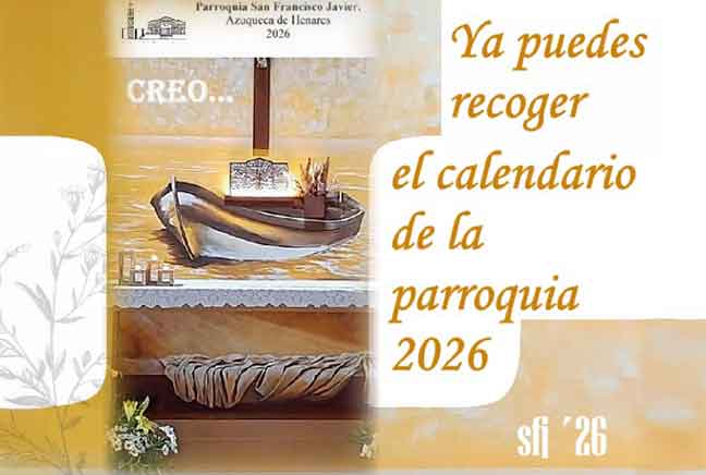 calendario parroquial San Francisco Javier