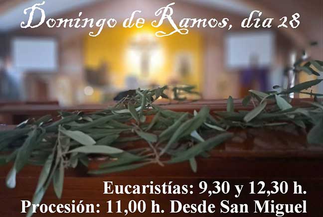 horarios domingo de ramos