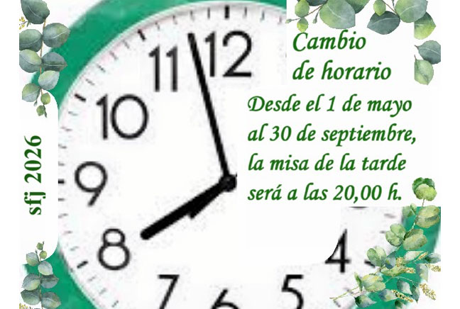 Cambio de horario