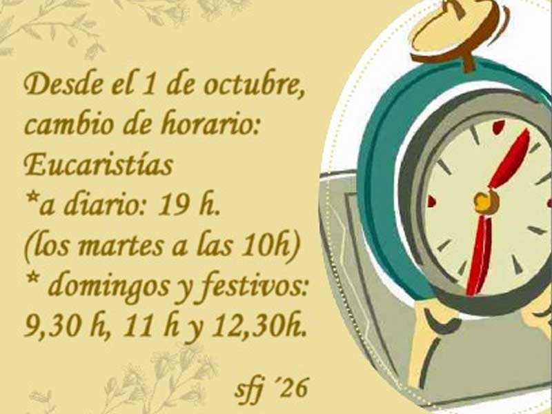 Cambio al horario de "invierno"