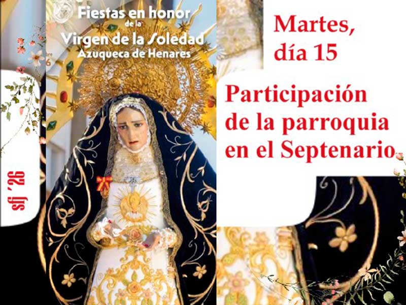 Participación parroquial en el Septenario